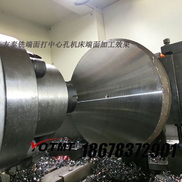 銑端(duān)面打中心孔機床(chuáng)加工盆角齒圖片(pian)